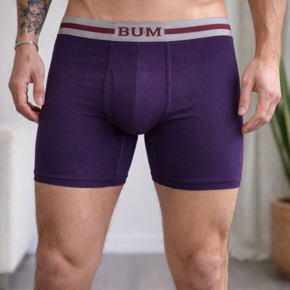 B.U.M. 4-PK Cotton Stretch Boxer Briefs multi colors size Small 30-32 waist NWT - Picture 7 of 8